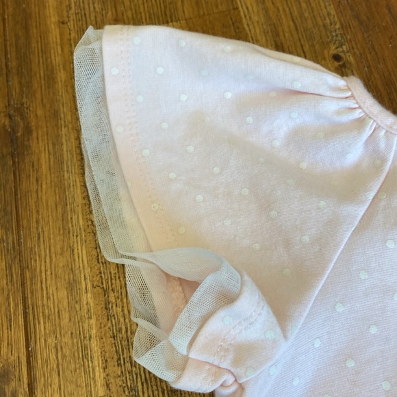 TAHARI Adorable Pink and White Polka Dot Dress with Bow. Size 3T. Short sleeve. - Picture 6 of 14